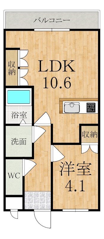 クレッシェンド 間取り図