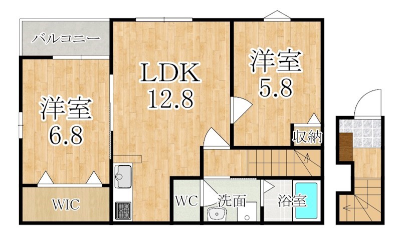 フレアデス光 間取り図