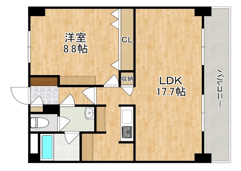 アルファグランデ 間取り図