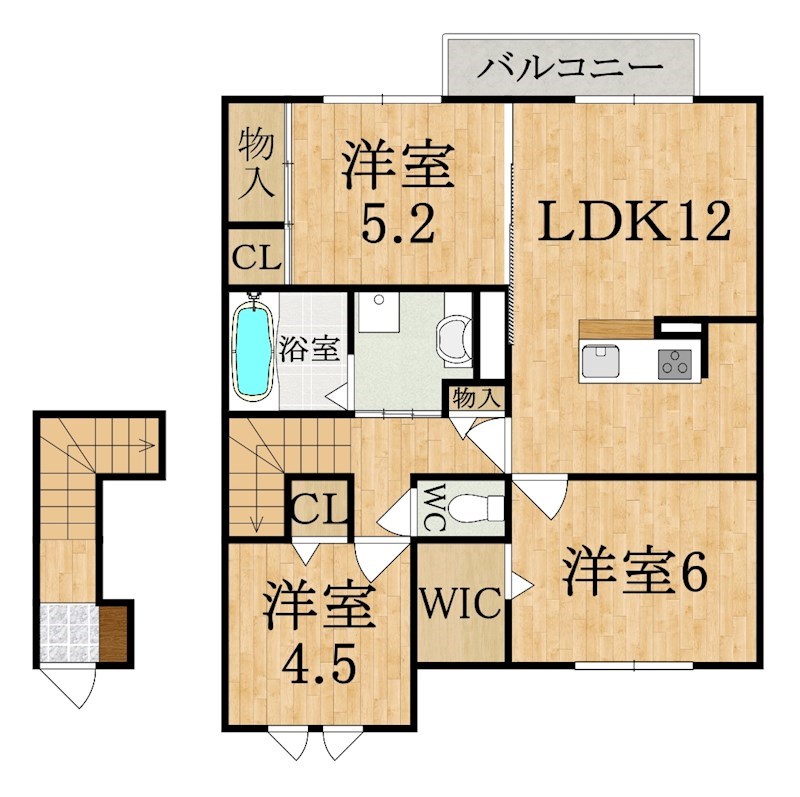 ブロッサムコート 間取り図