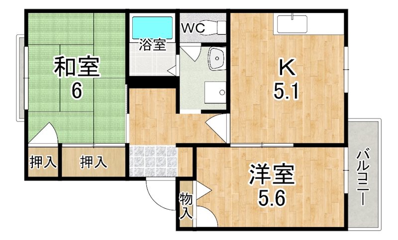 コモンシャルム 間取り図