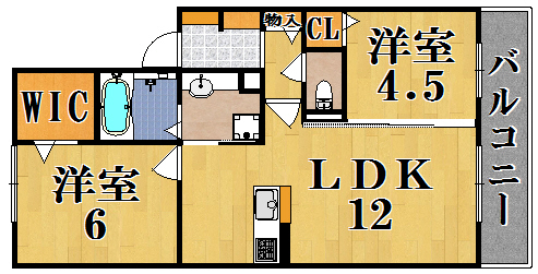 リアングランデ 間取り図