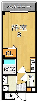 ブランドール佐保川 303号室 間取り