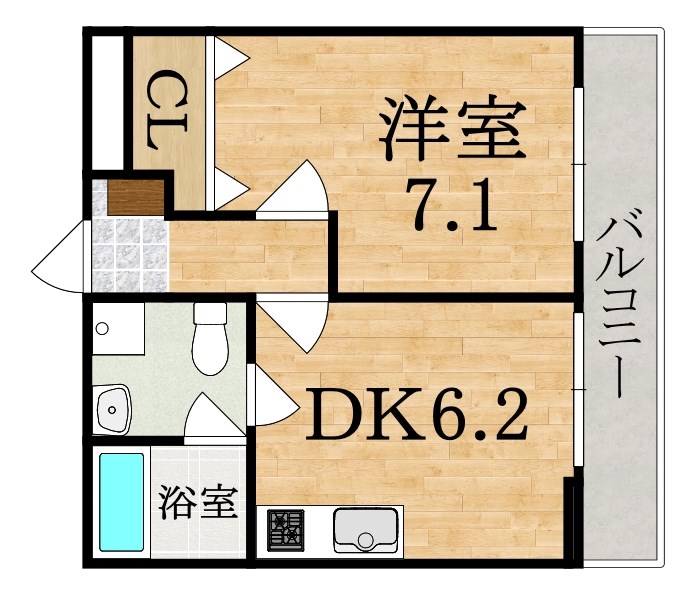 ラビタ柳町Ⅱ（ヤナギマチ） 間取り図