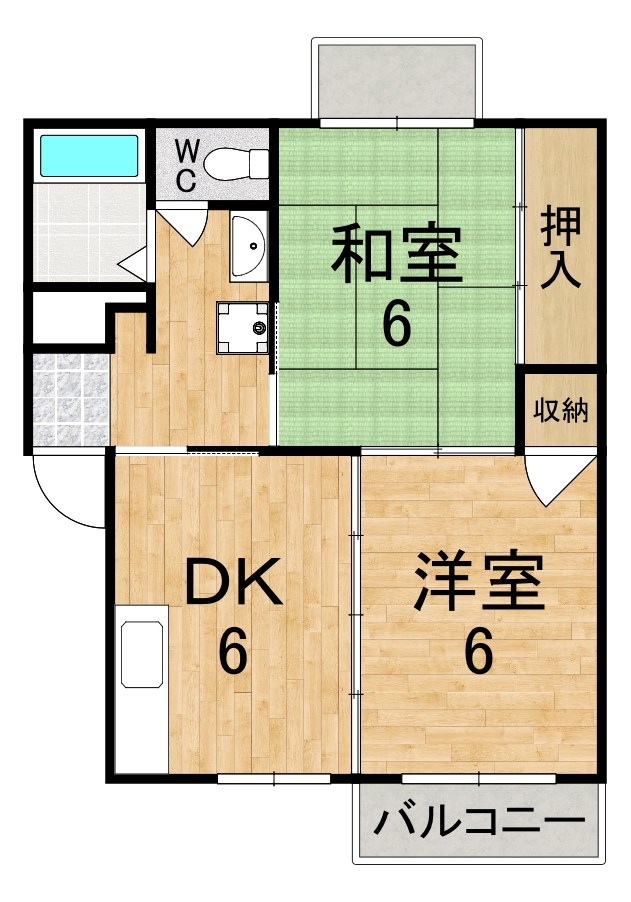 杉の子マンション 間取り図