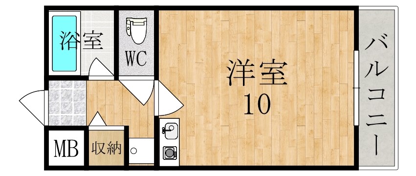 シルフアスカ 4A号室 間取り