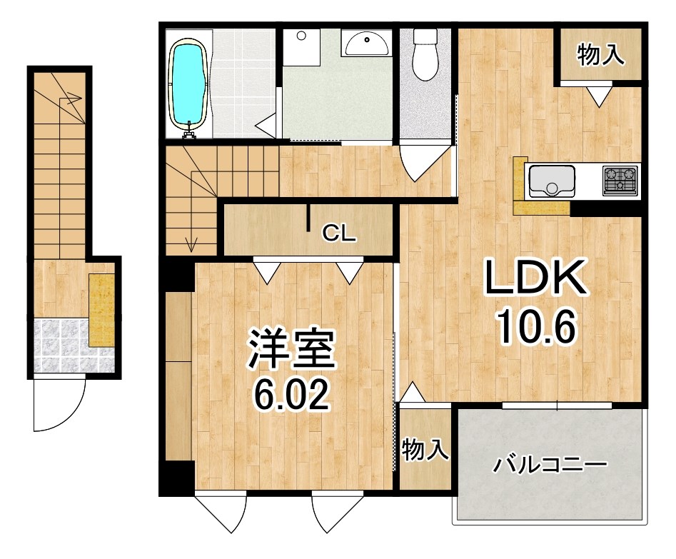 ル・シエル 間取り図