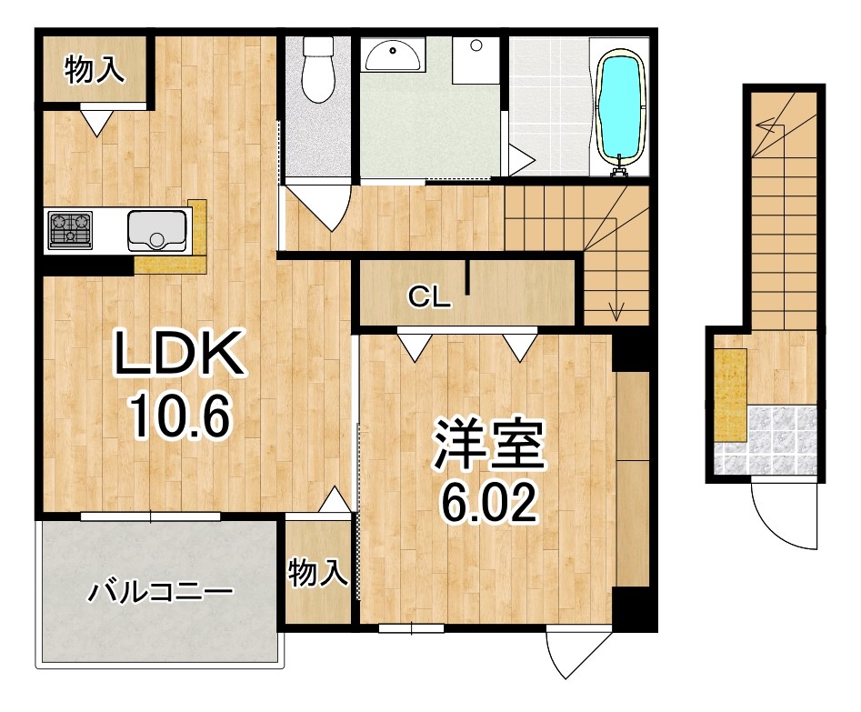 ル・シエル 間取り図