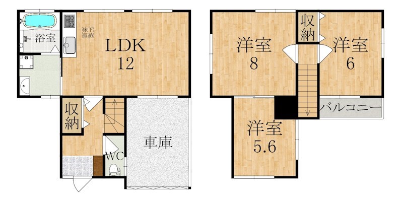 上杉住宅  間取り図