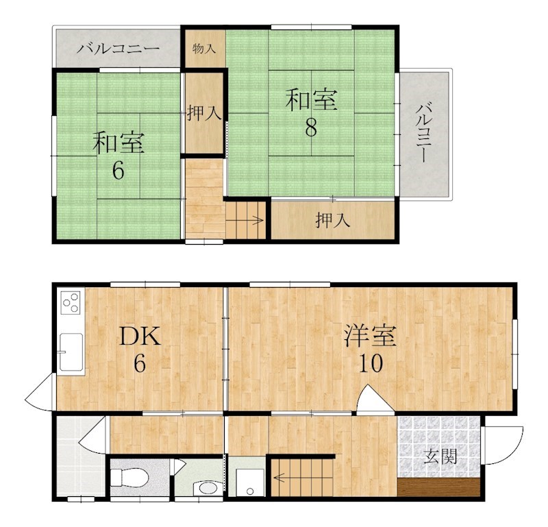 川と桜とエスプレッソ 間取り図