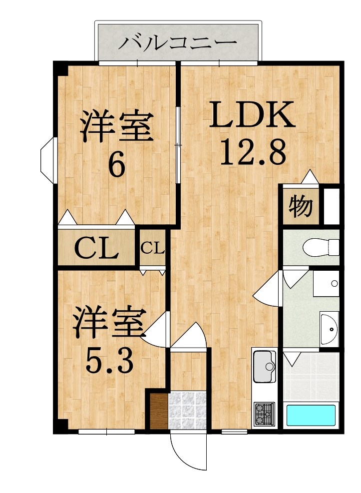 グリーンガーデンＡ 間取り図