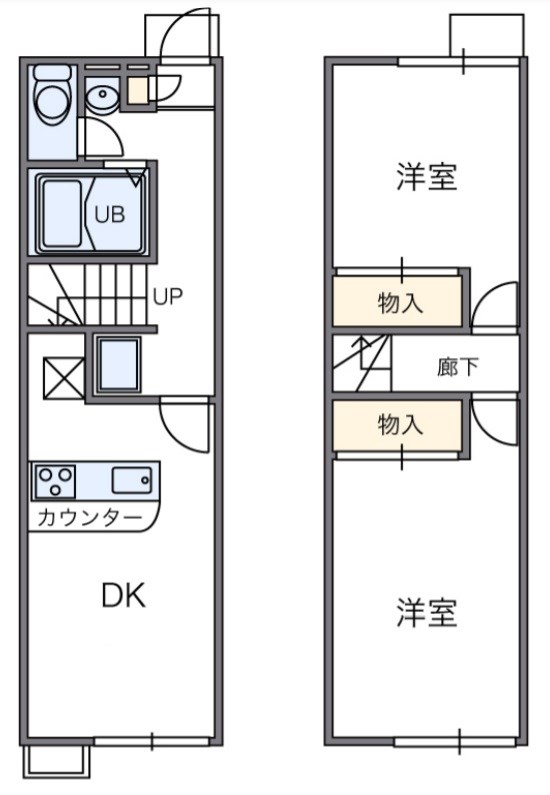 レオパレス浪漫２０００ 107号室 間取り