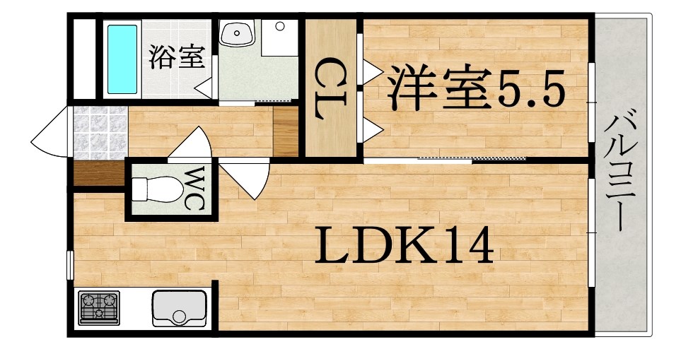 上東マンション 間取り図