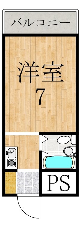 Ｍ1マンション 間取り図