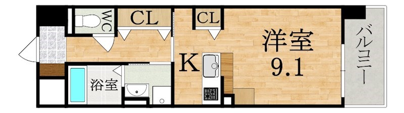 アルドール橿原 間取り図