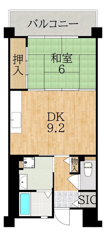 ＵＲ奈良学園前・鶴舞 間取り図