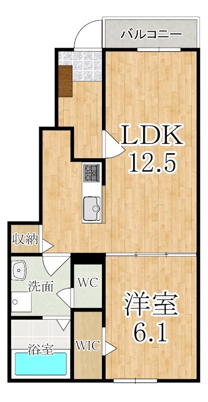 マノワール磯城 間取り図