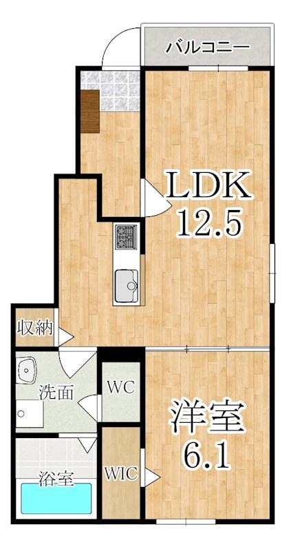 マノワール磯城 間取り図