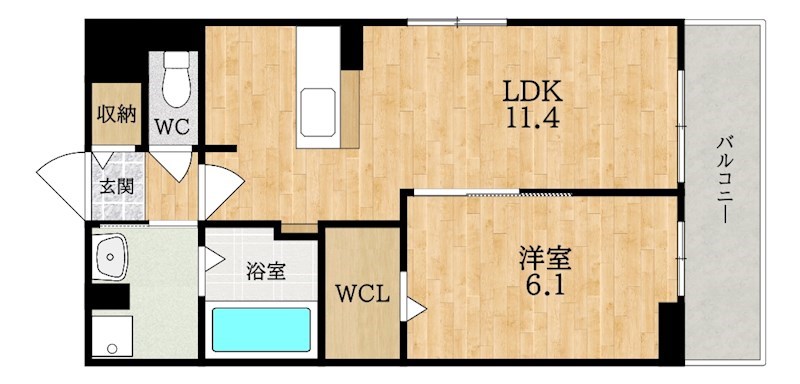 ブランドール&amp;alpha; 間取り図