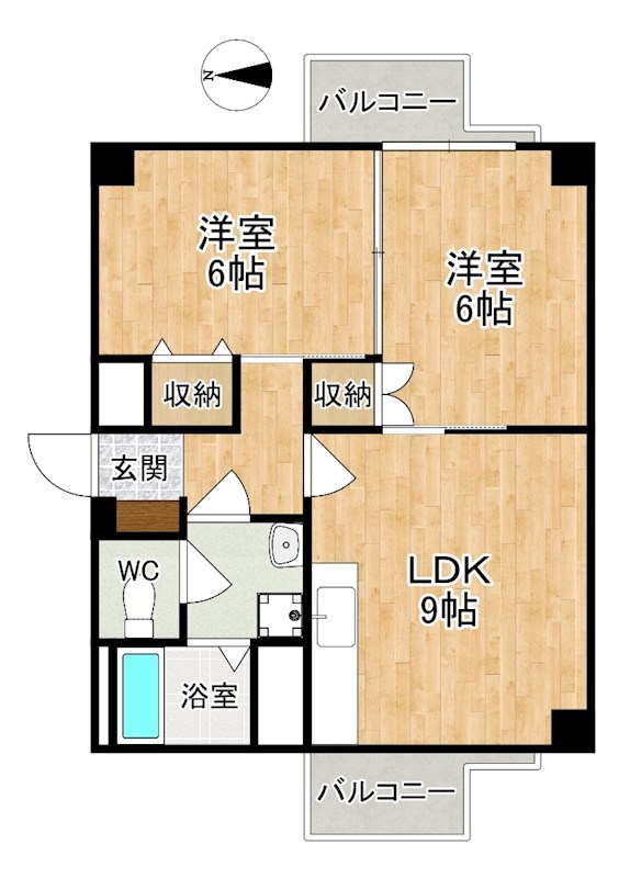 ハイツ杉ヶ町 間取り図