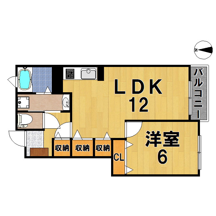 ガーデンハウスＭＵ　Ｂ棟 間取り図