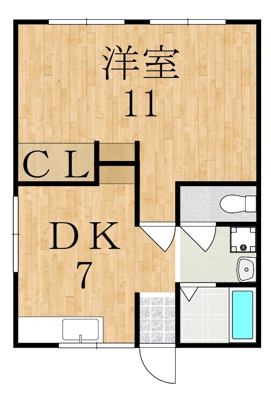 さつき荘 間取り図