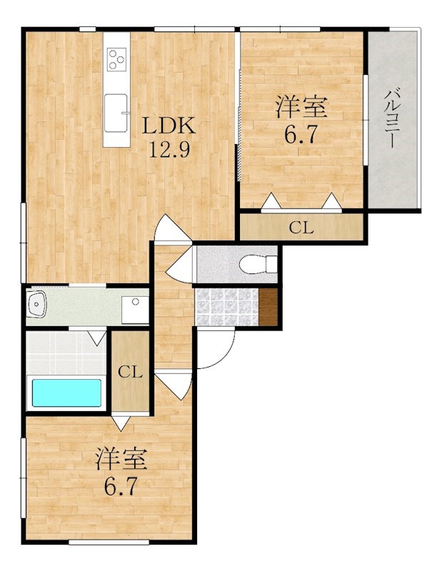 アイメゾン誓願寺 間取り図