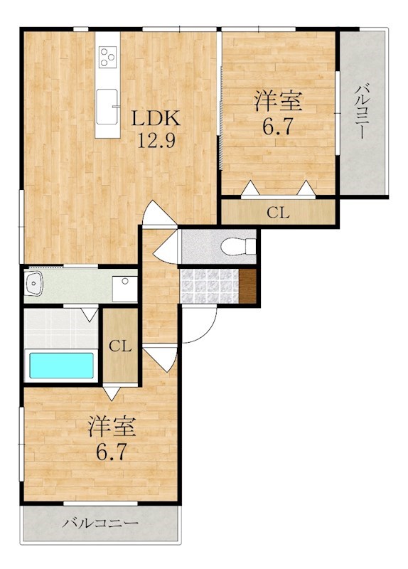 アイメゾン誓願寺 間取り図