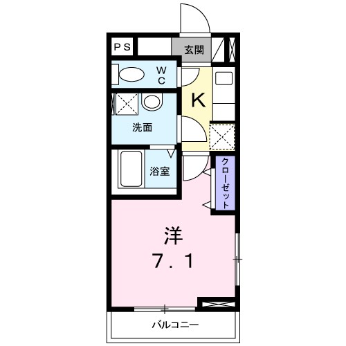 コモドビラＮⅠ 間取り図