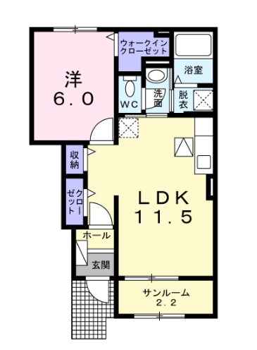 メゾン　エトワールⅡ 103号室 間取り