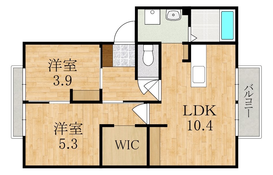 レーベンハイム 間取り図