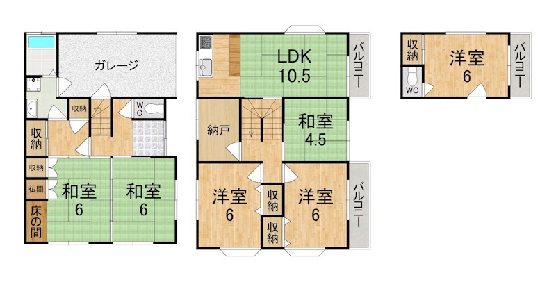 三郷町立野北２丁目戸建 間取り