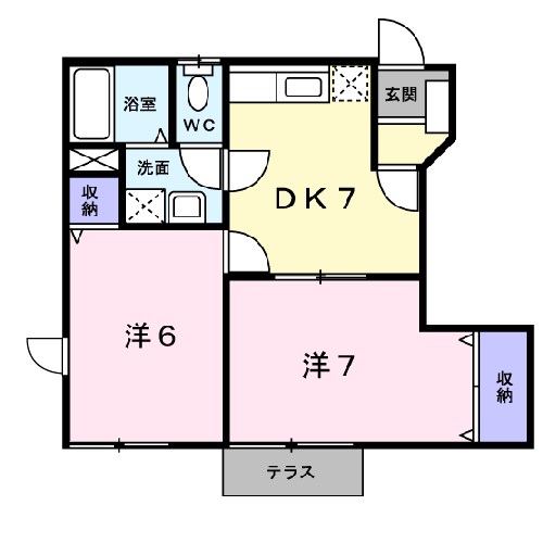 ファミーユ・ドゥー 間取り図