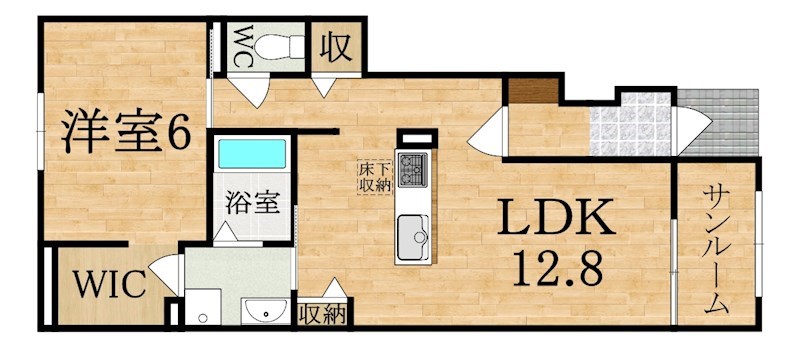 サンライズ橿原セリーン 間取り図