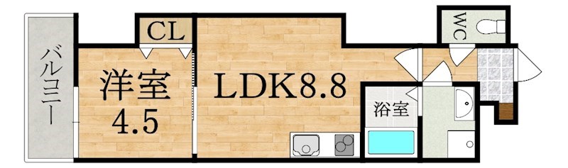 クレアール小泉東 間取り