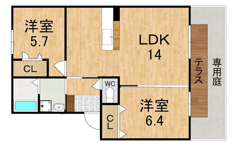 エトワールＤ 間取り図