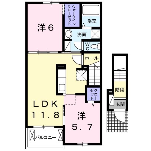 ディア　ステージ　Ⅱ 間取り図