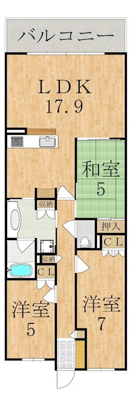 ローレルスクエア白庭台Ⅱ東館 606号室 間取り