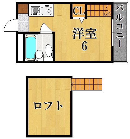 シティパレス西大寺Ｐ－１ 302号室 間取り