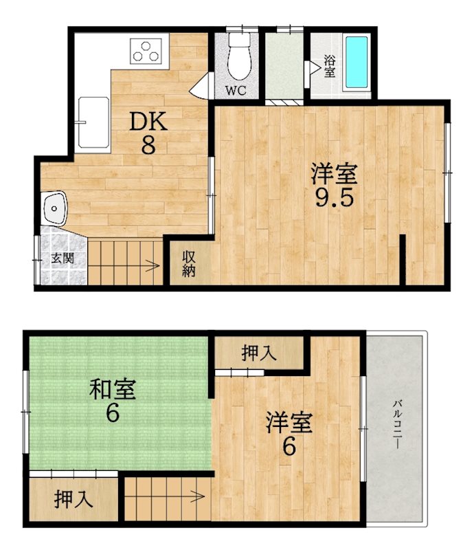 北西町戸建 間取り