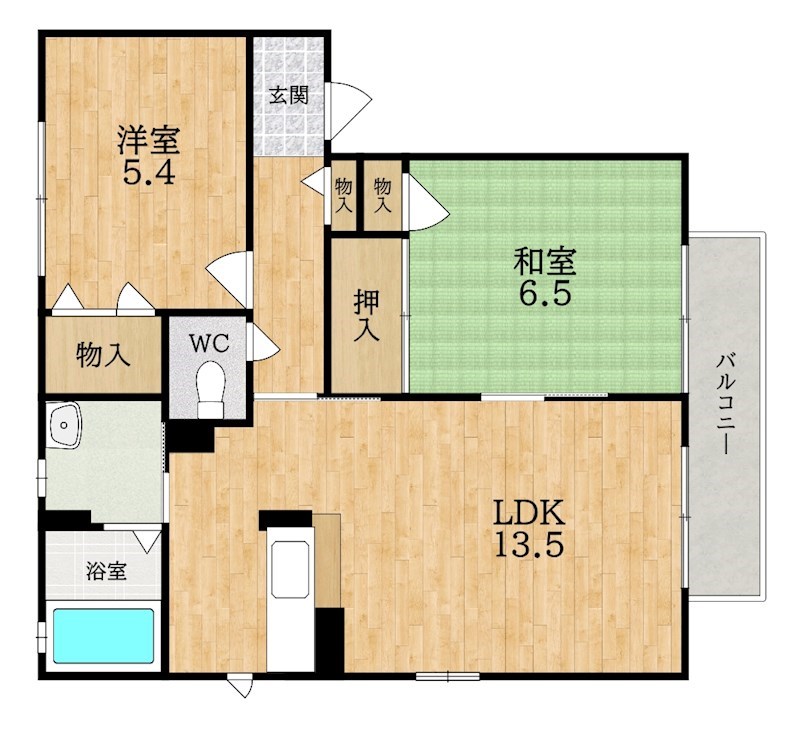 アミー筒井　A 間取り図