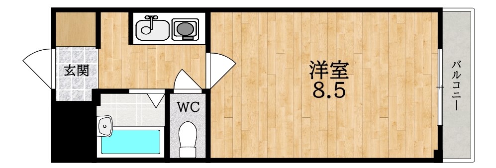 ヴィエンシャトレー小池 間取り図