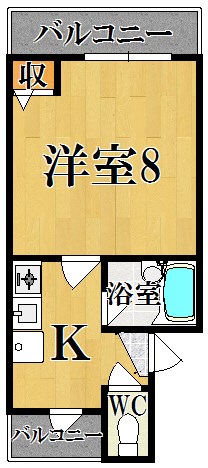 アイリスハイツ５号館 間取り図