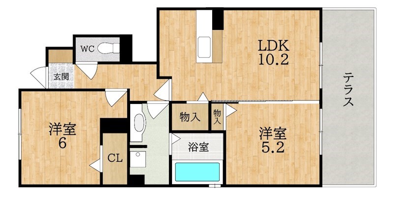 ヴォラーレ 間取り図