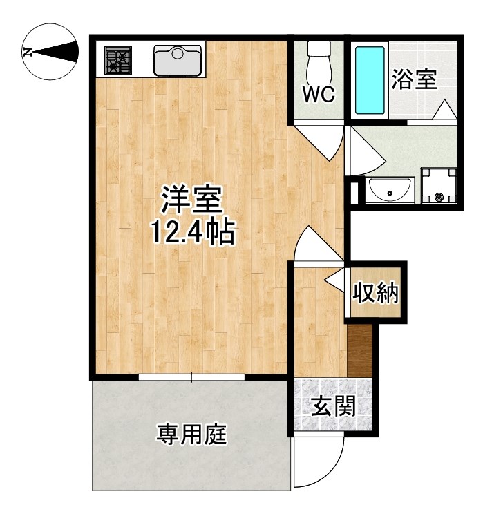 メゾンドココ 間取り図