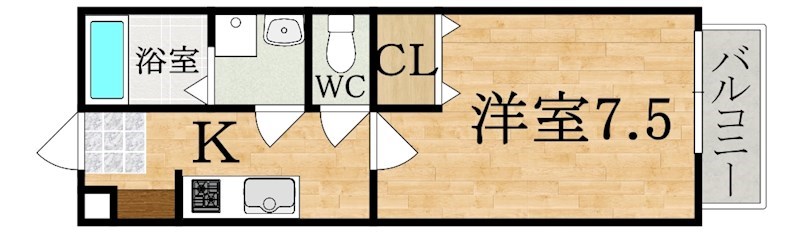 ベルコリーヌ冠山（カンザン） 間取り図