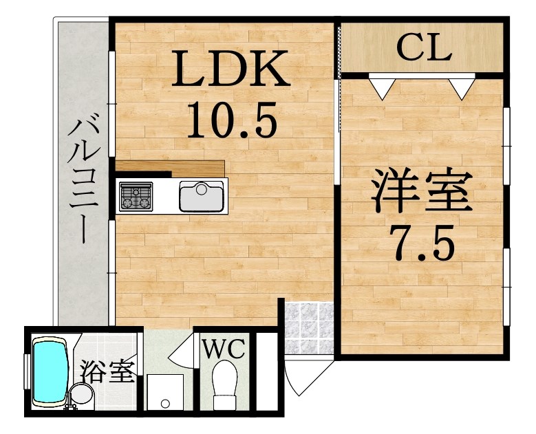 山勝マンション 間取り図