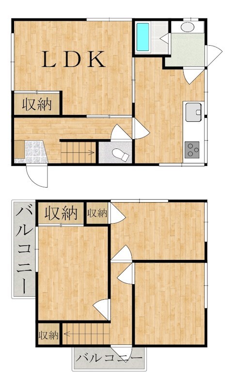 辻町戸建 間取り図