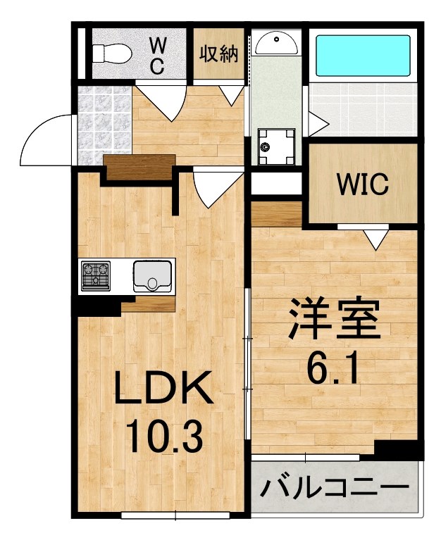 ヒルトップ　シャトー 間取り図