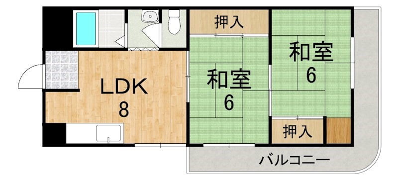 三郷駅前マンション 間取り図